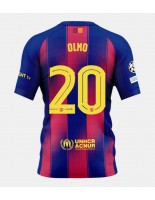 Moške Nogometnih dresov Barcelona Dani Olmo #20 Domači 2025-26 Kratki rokavi
